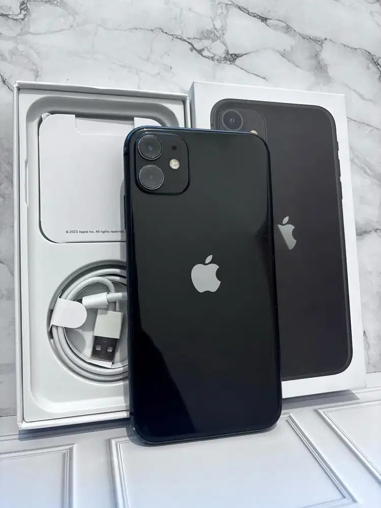 iPhone 11 128Gb Dual Sim Mewah, Perfect Fullset Nominus.