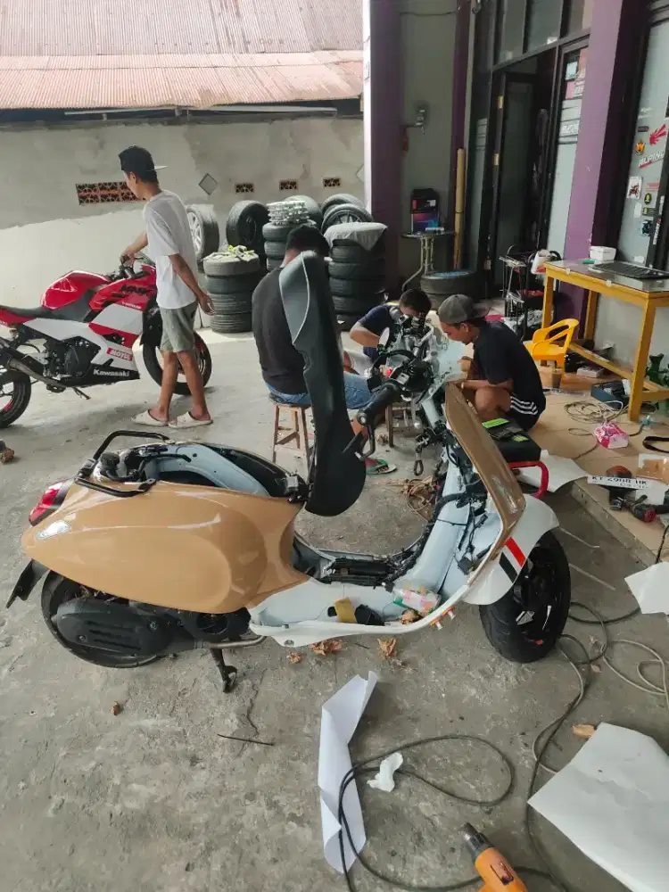 Sticker cutting lapis full body bjbj balikpapan