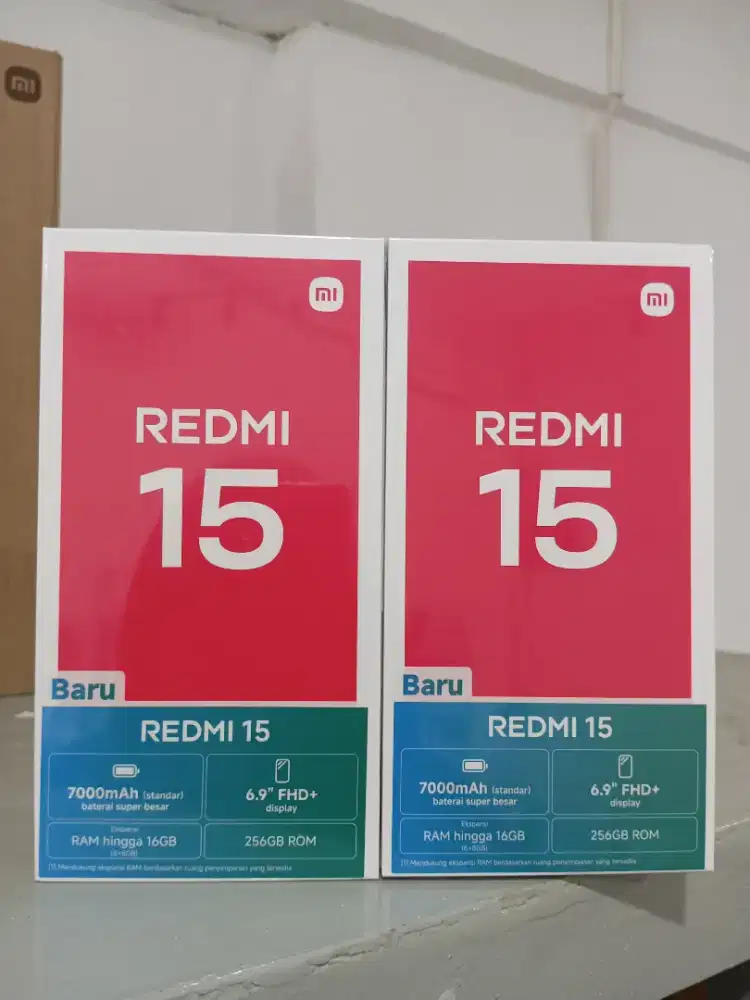 Xiaomi Redmi 15 8/256 New Garansi Resmi Promo Bandung