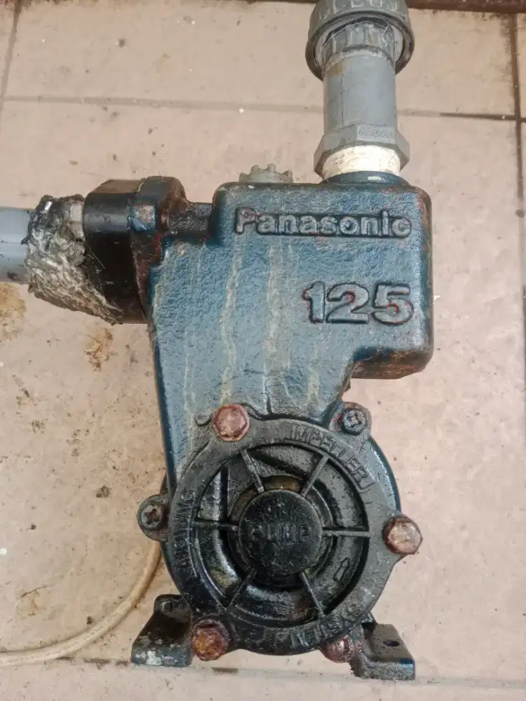 Panasonic posisi nyala, tdk di pakek krn tekanan  air sdh cukup