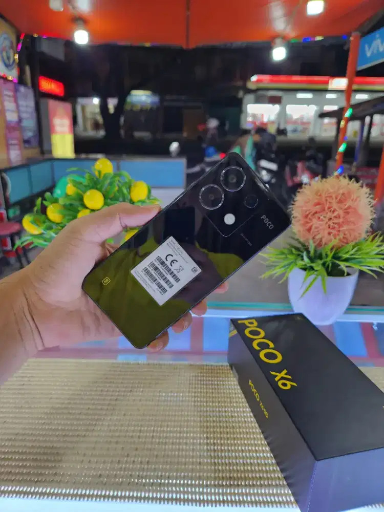 Poco X6 5G Ram (12+12) 24Gb/ 256Gb Fullset Mulus Ori 100% Bergaransi