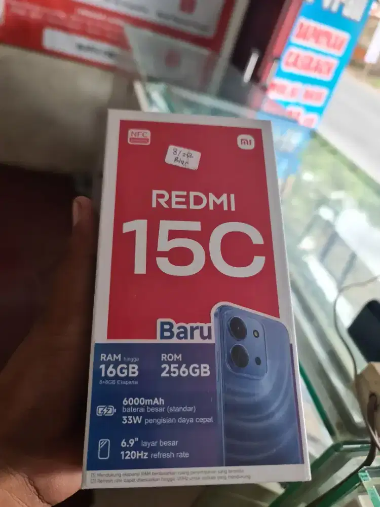New redmi 15c ram8/256 garansi resmi 1 tahun