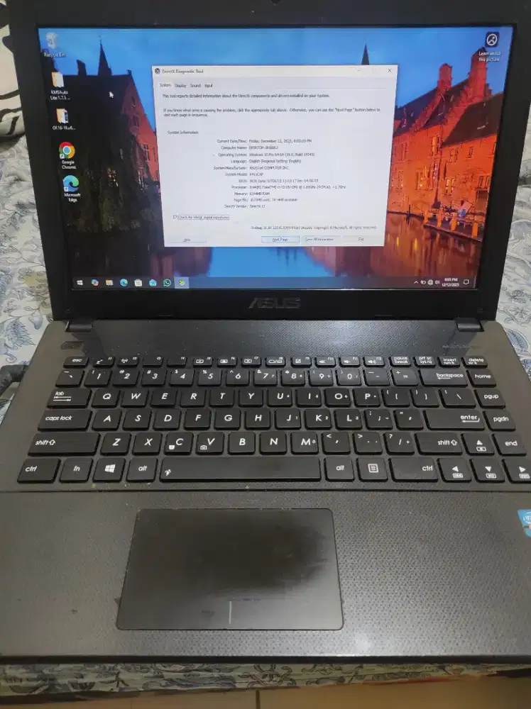 ASUS X451C Core i3 Gen 3, Ram 6GB