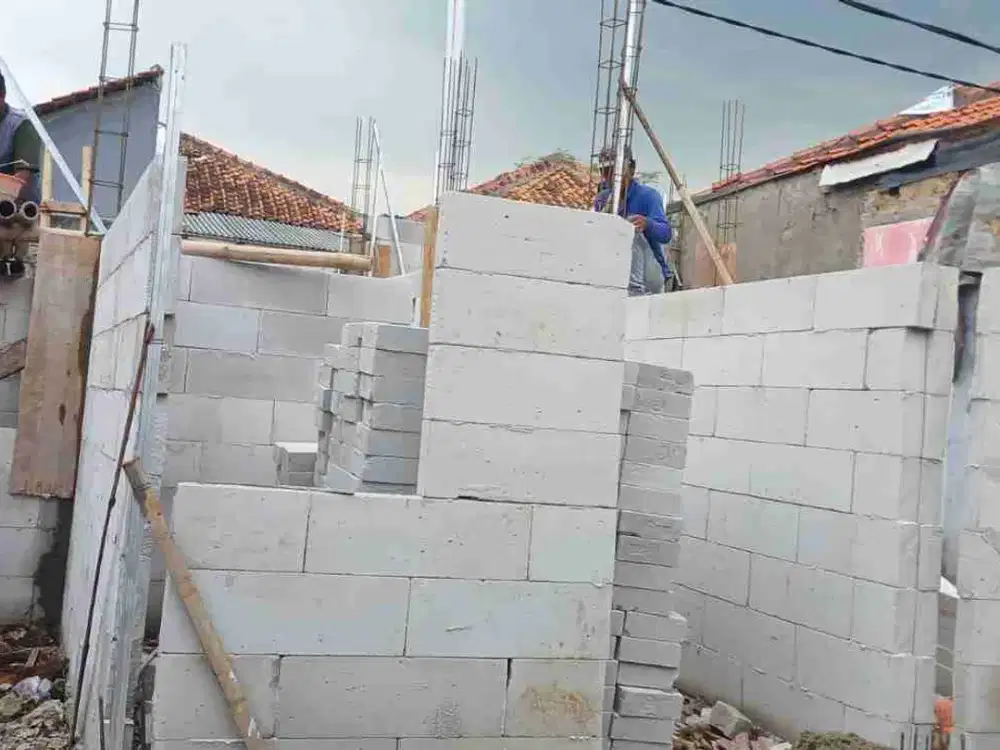dijual rumah sedang tahap bangun di jln Joe Kebagusan jaksel