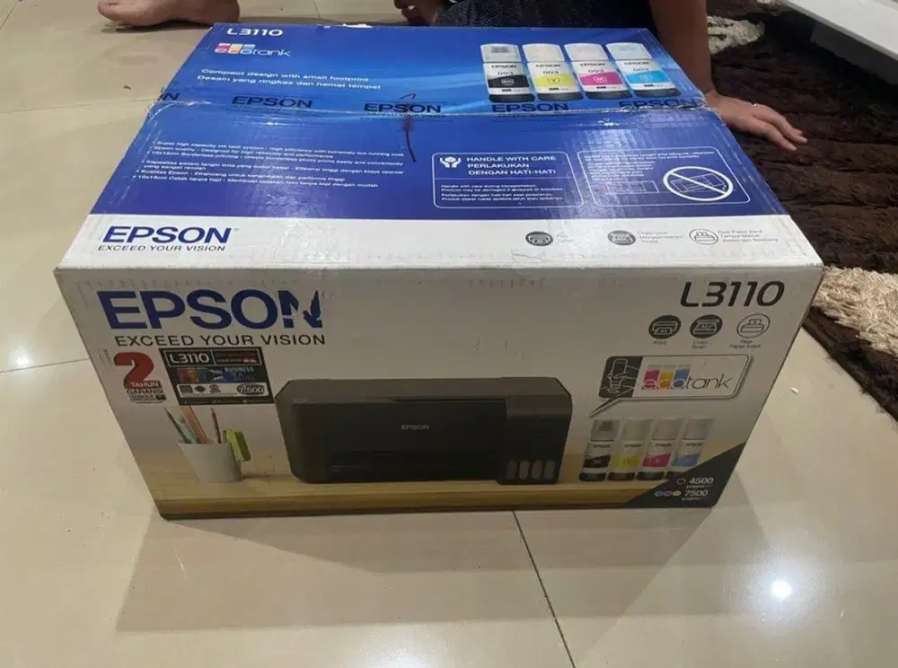 Printer Print Scan Copy EcoTank Epson L3110 Bekas Pribadi Preloved