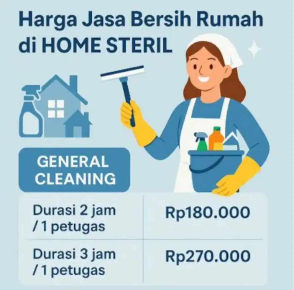 Home cleaning /jasa bersih bersih rumah