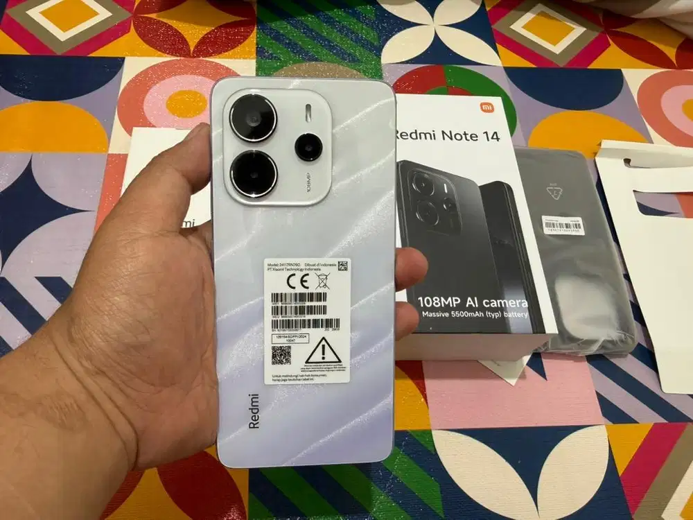 Redmi note 14 8/256gb mulus 1000% seperti baru fullset