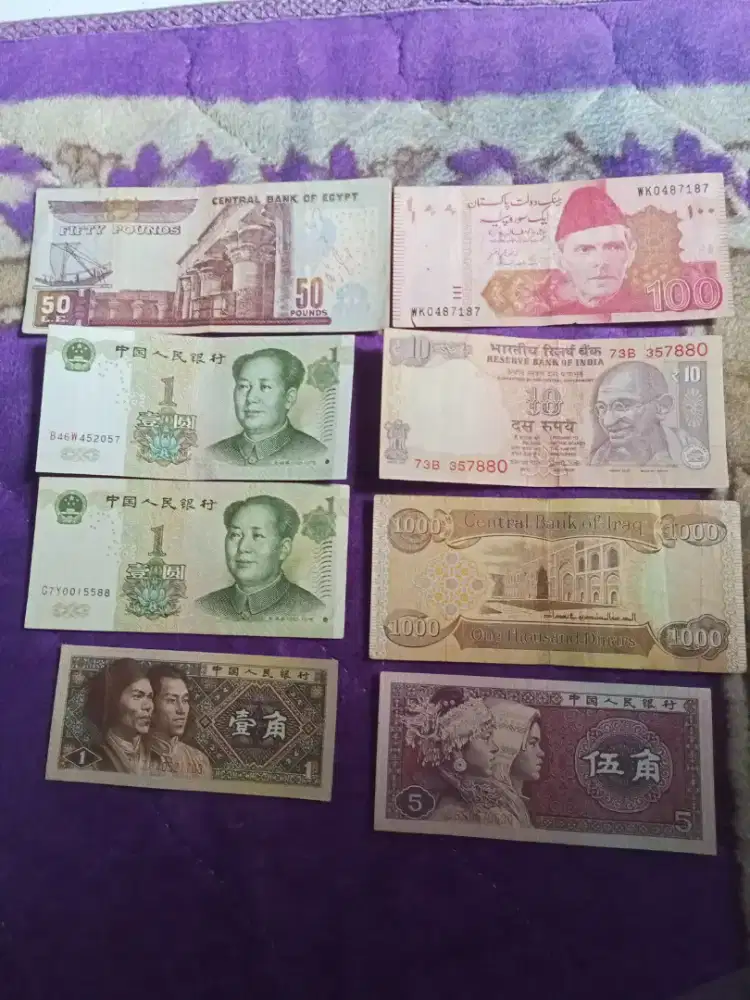 Uang luar negri jadul