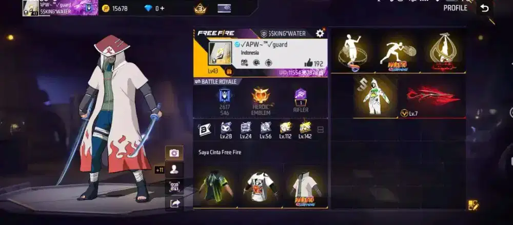 Akun free fire loh google