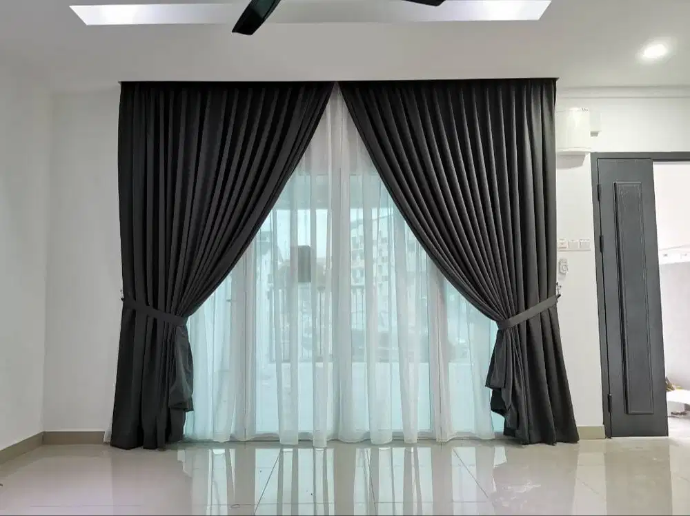 Jasa Gorden Blackout Pasang Skat Klinik Hordeng Gordyn Vitrase