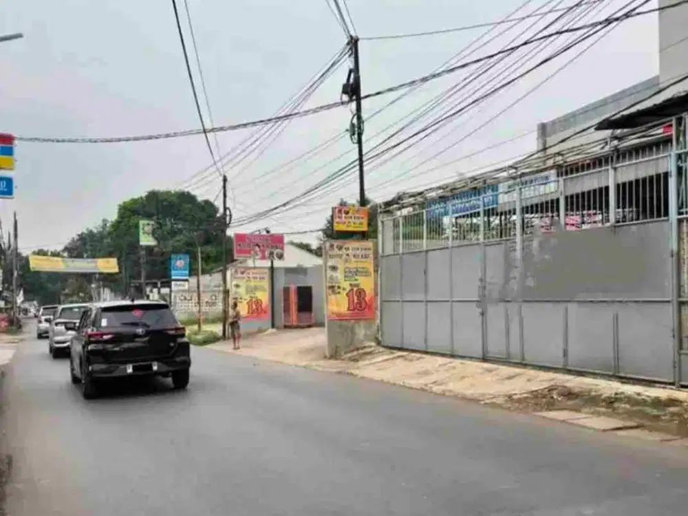 DIJUAL CEPAT Bangunan eks Bengkel di Jalan Raya Kranggan kota Bekasi