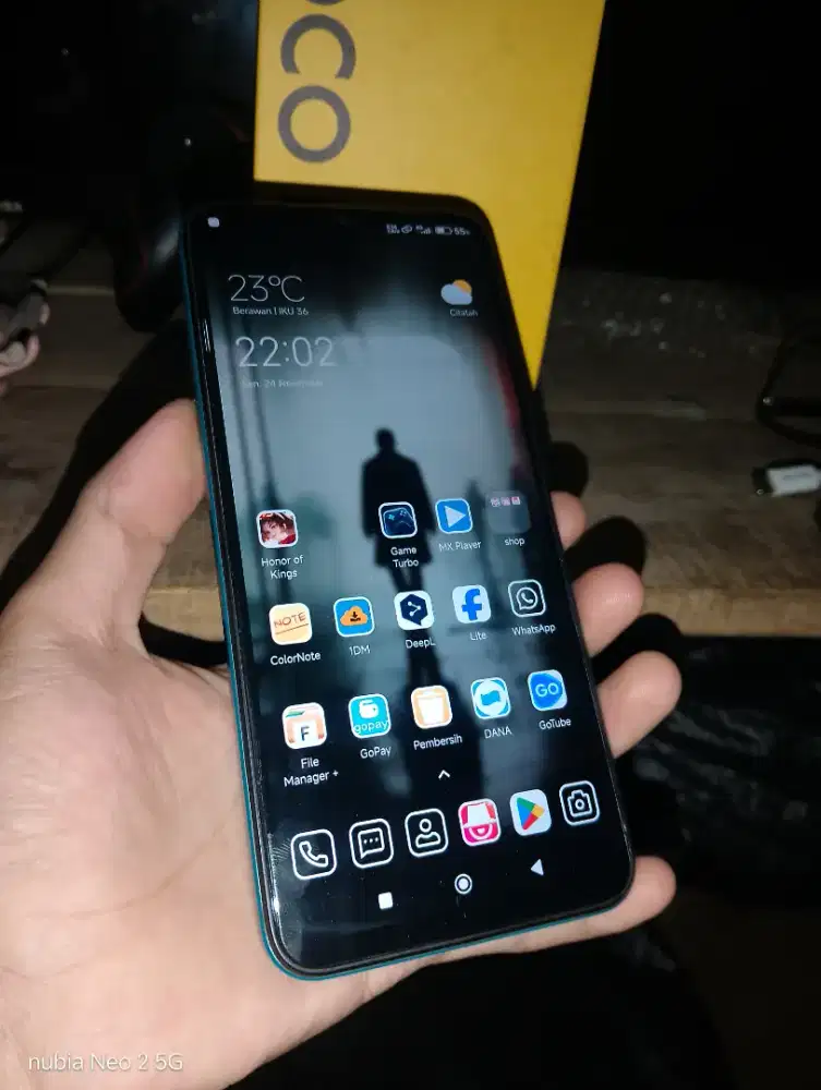 POCO M5 FULLSET FULL ORI 4/128gb