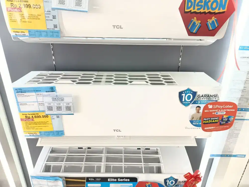 Promo AC Inverter TCL 1 PK Bisa Cicilan Tanpa DP Bunga 0%