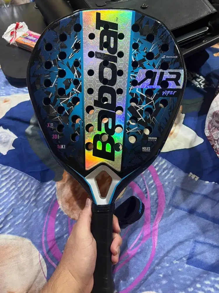 DIJUAL RAKET PADEL RUGI BABOLAT AIR VIPER 2.5 NEW 1 KALI PAKAI DOANG