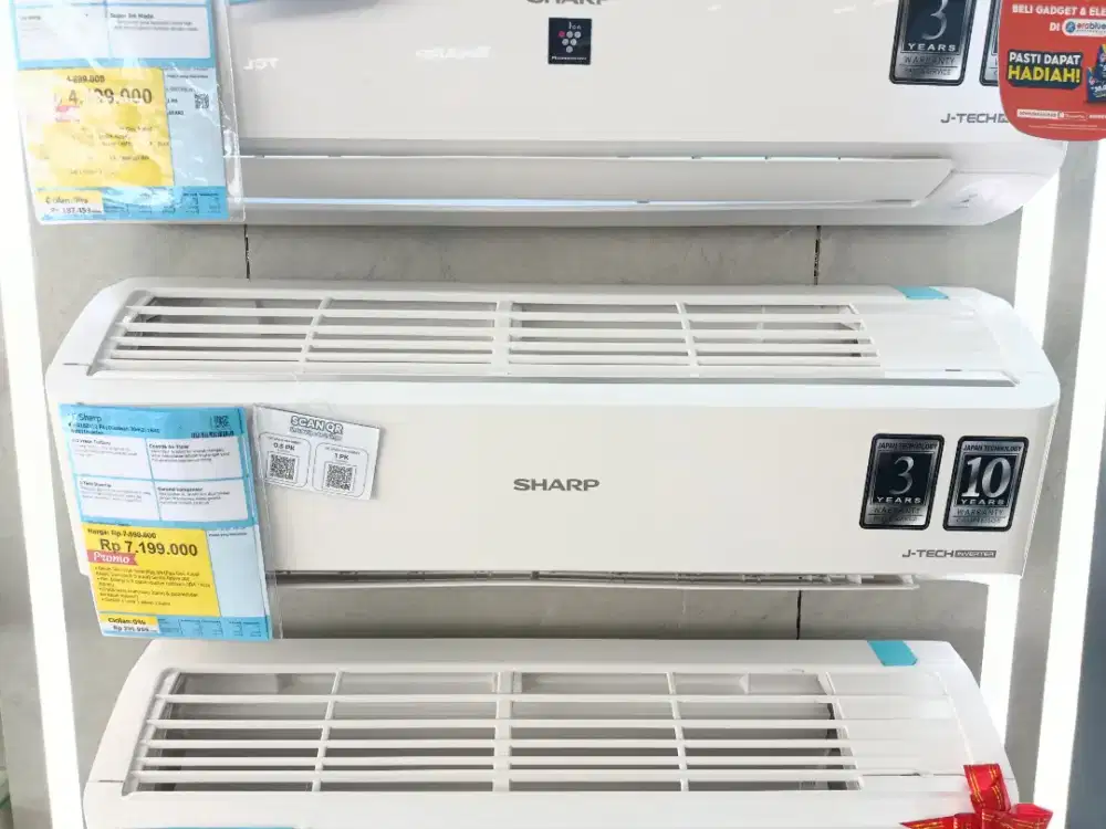 Promo AC Inverter Sharp 1 PK Bisa Cicilan Tanpa DP Bunga 0%