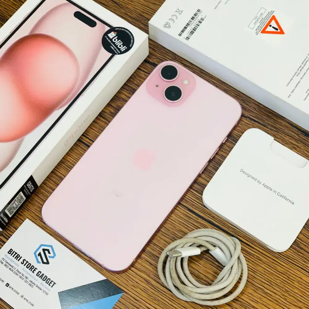 IPHONE 15 PLUS 128 PINK IBOX FULLSET