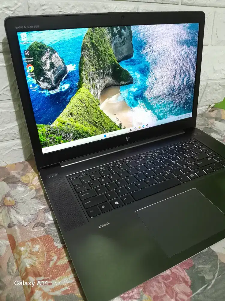 HP ZBOOK STUDIO G4 core i7 ram 32gb ssd 512gb 15inci NVIDIA QUADRO 4GB