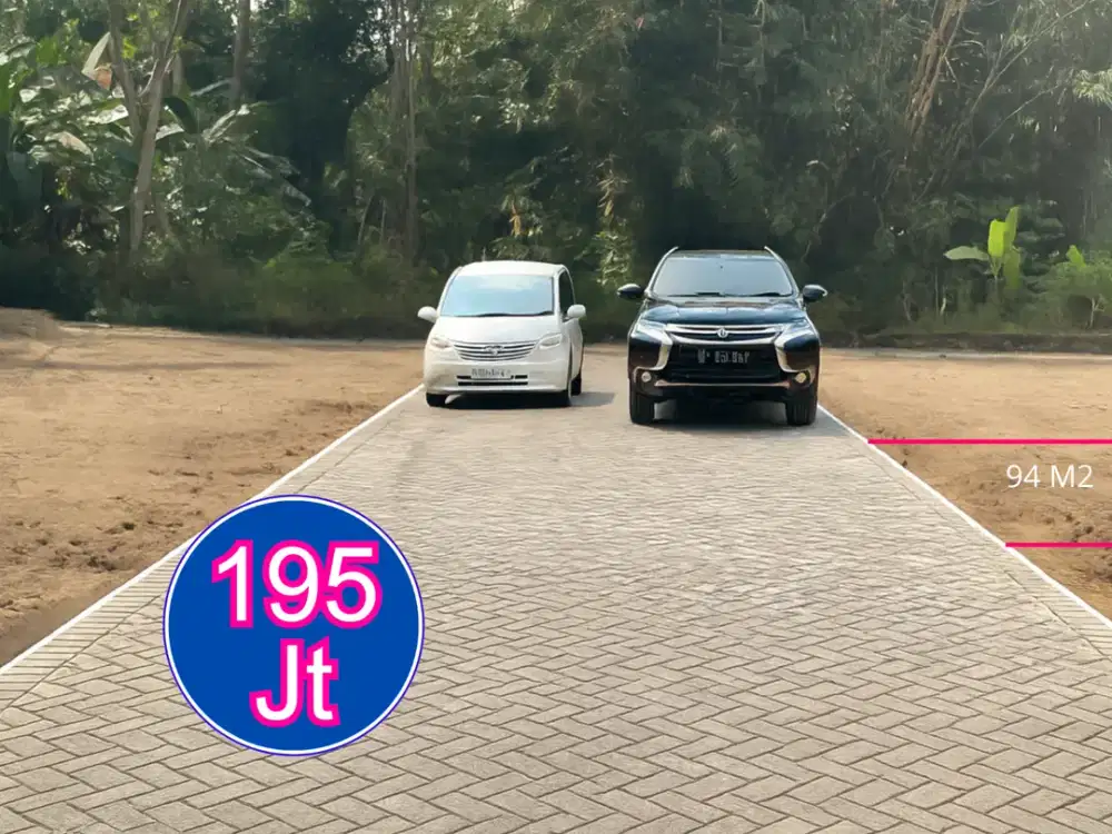 Dekat Pusat Kota Sleman Tanah 195 Juta, SHM Pekarangan