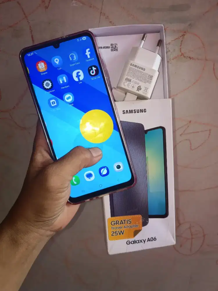 samsung a 06 ram 4/128 gb fullset