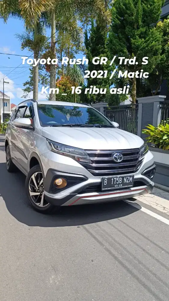 Toyota Rush GR Sport TRD Sportivo Matic. Km_16 Ribu Asli