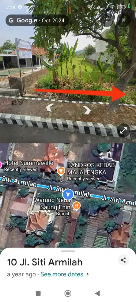 Dijual Tanah di jl. Siti Armila (dekat hotel Summerville), Majalengka