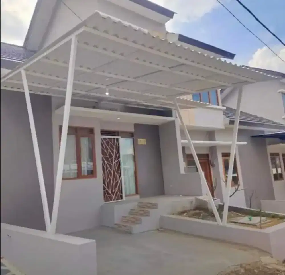 Kanopi minimalis bengkel las bandung