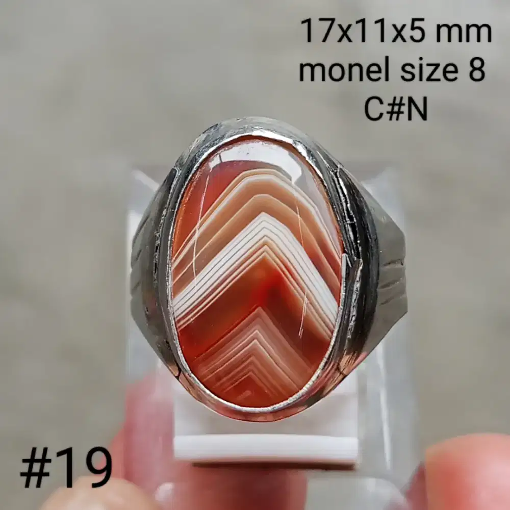 Batu natural motif junder multicolor