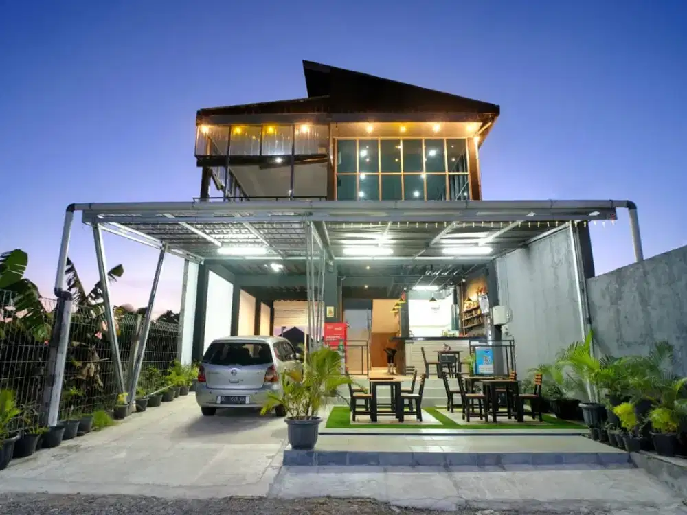 BANGUNAN RESTO DAN CAFE VIEW SAWAH, TEGALTIRTO, BERBAH, SLEMAN, JOGJA