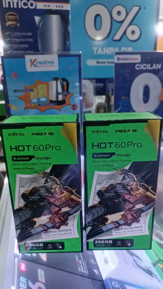 INFINIX HOT 60 PRO AMOLED RAM 8+8GB/128GB KAS & KREDIT BARU GARANSI