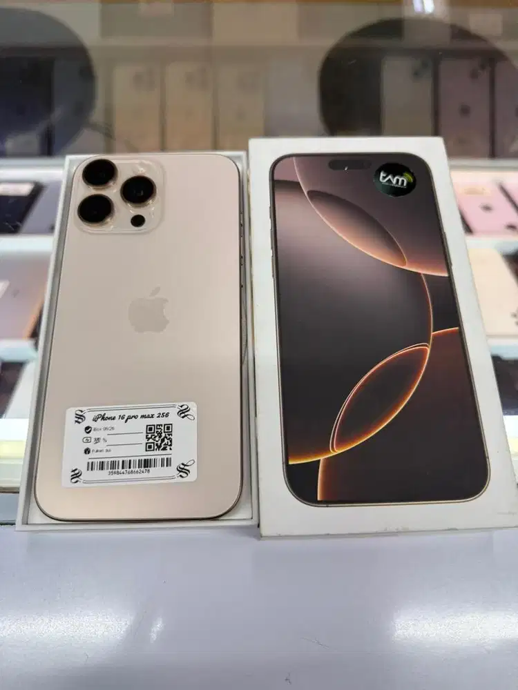 Iphone 16 promax 256gb desert iBox fulset