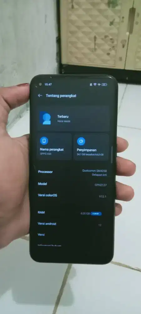 Yg bisa ke lok aja.
Oppo a53 ram 4+3/64 no minus 
Pemakaian pribadi.