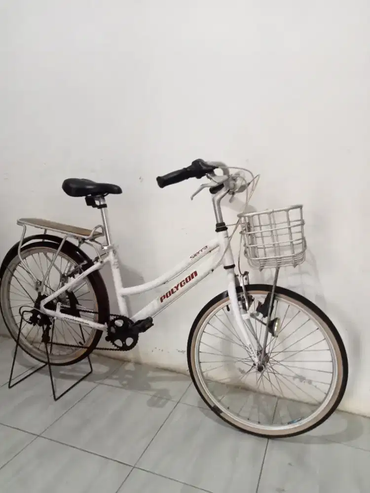 Sepeda Polygon Sierra ukuran 24 siap goes semua normal bahan Aloy