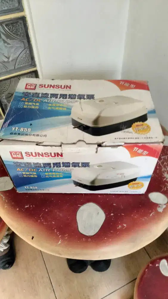 Pompa Udara Aquarium YT-858 Merk Sunsun