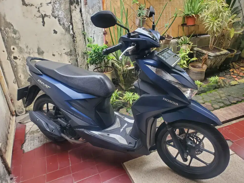 Honda Beat Deluxe Cbs Iss Biru doff 2022 Full Orisinil.