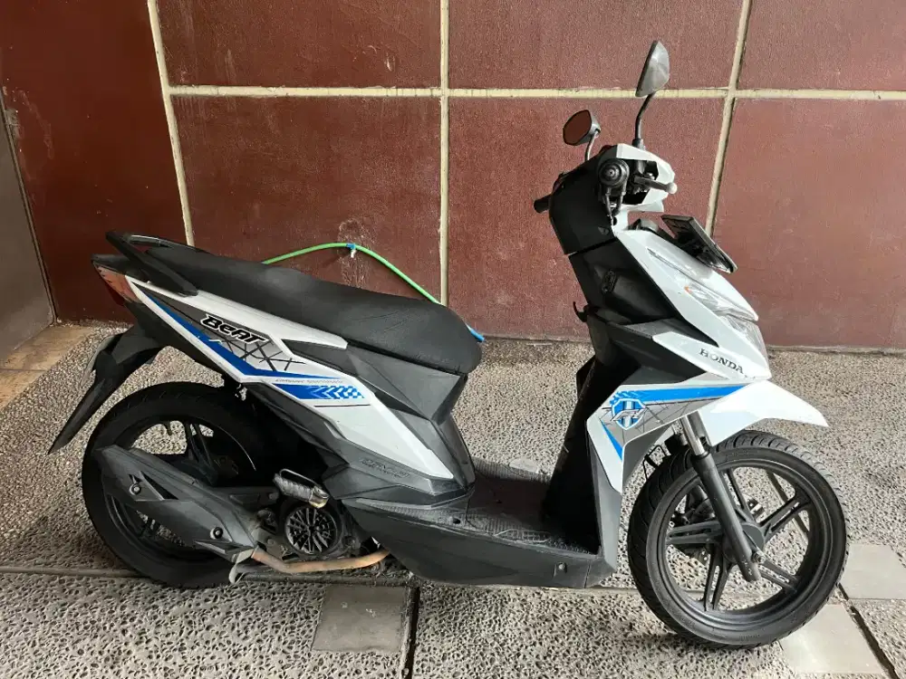 HONDA BEAT 2017 PUTIH MULUS SURAT LENGKAP