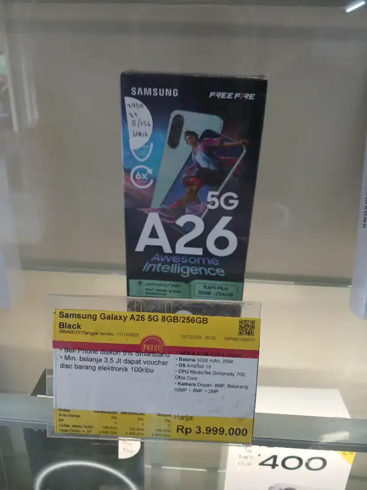 SAMSUNG A26 8/256 ERABLUE SUKATANI