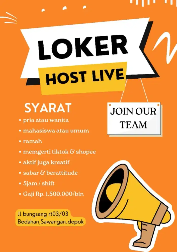 Host live streaming
