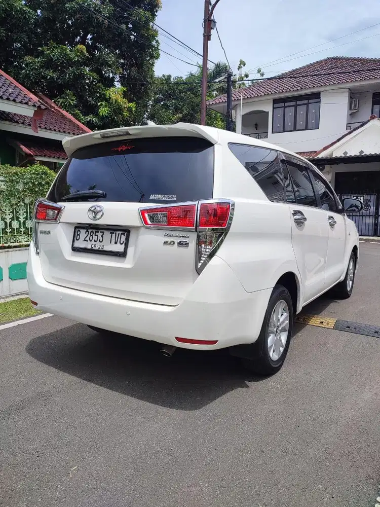 Toyota kijang Inova G at metic Tahun 2016 Putih nopol ganjil jakarta