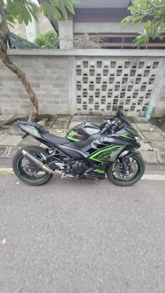 KAWASAKI NEW NINJA 250 LOW KM WARNA ABU-ABU
