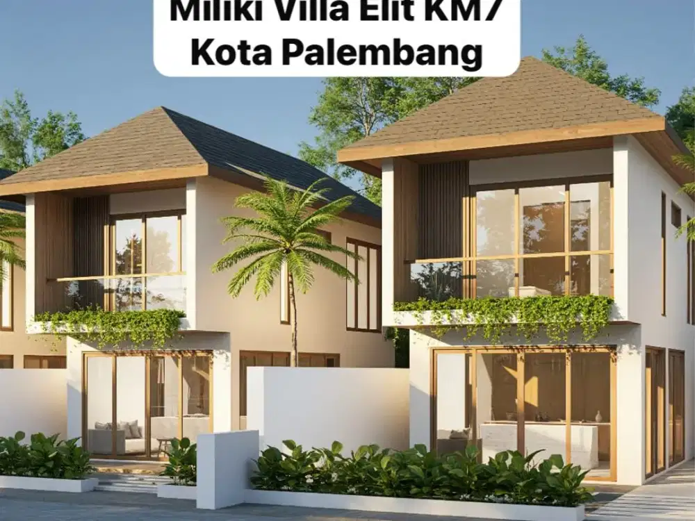 dijual Villa Strategis kota Palembang