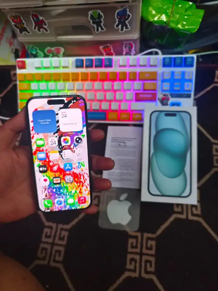 iPhone 15 Pro 128Gb iBox Mulus Normal Bisa Tuker Tambah