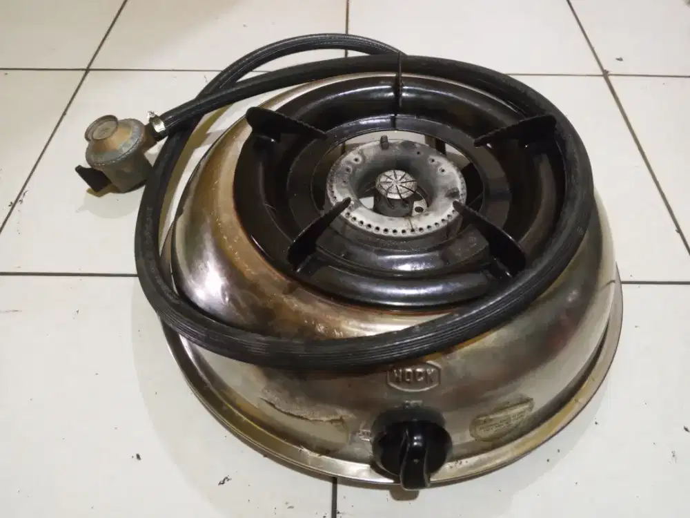 Kompor gas HOCK 1 tungku + Selang regulator