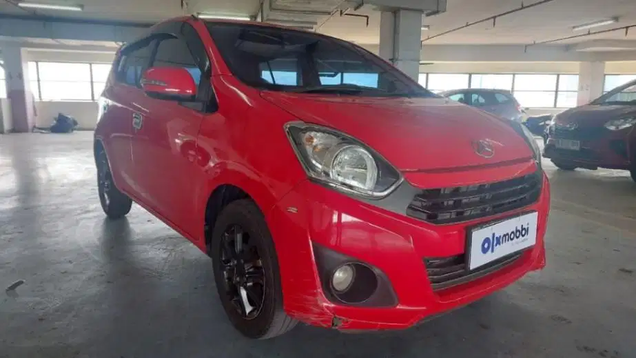 DP Rendah  6JT Daihatsu Ayla 1.0 X Bensin-AT 2020 Merah