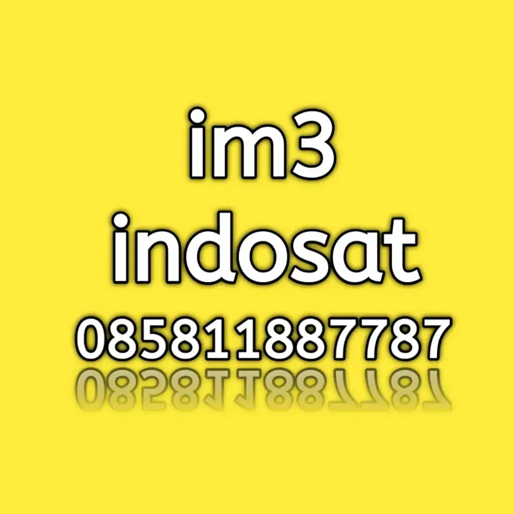 nomor cantik indosat im3