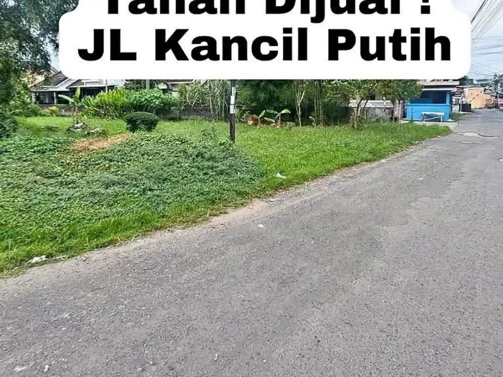 Tanah kosong luas 300m area Demang Lebar Daun Palembang