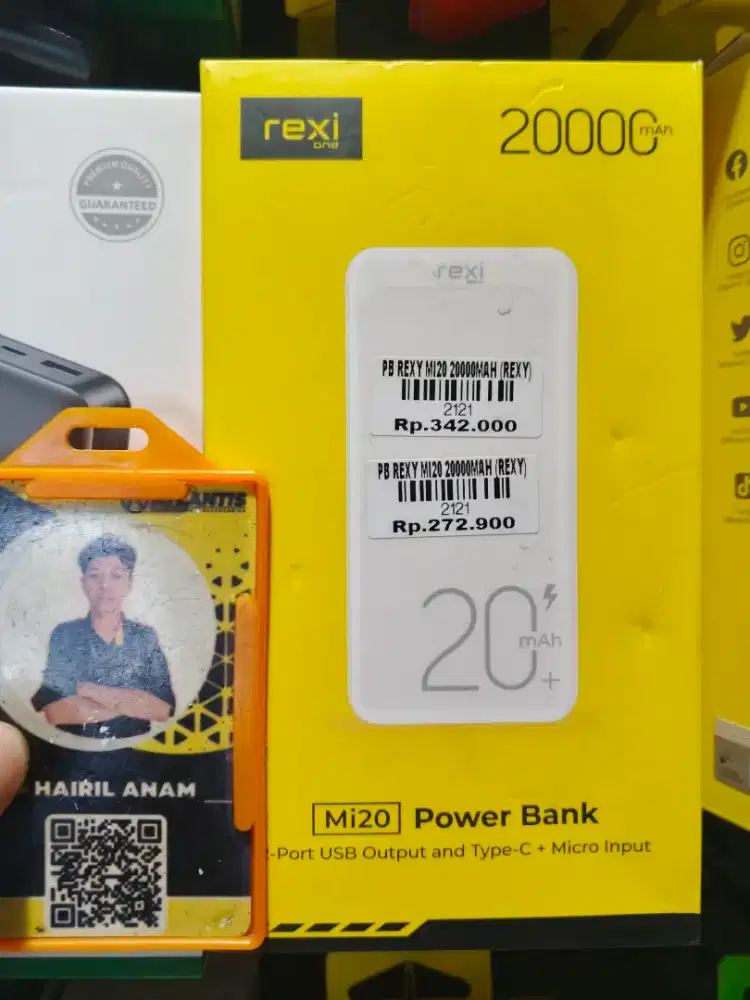 POWERBANK REXI Mi20 20.000Mah