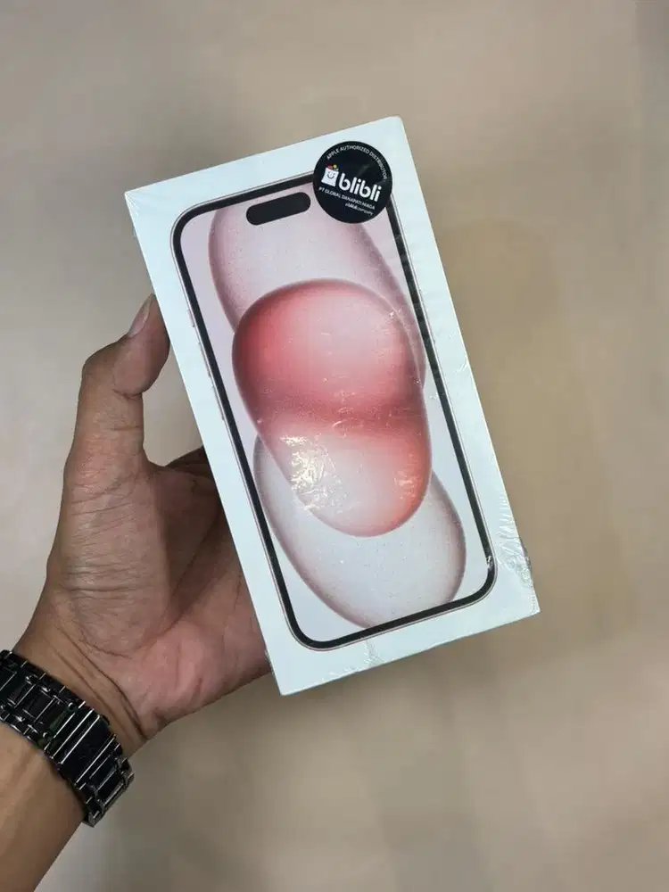 New iPhone 15 128GB Resmi (Pink)