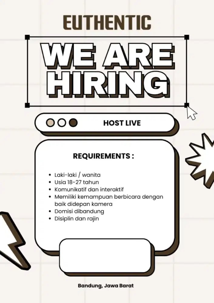 Loker hostlive dan talent