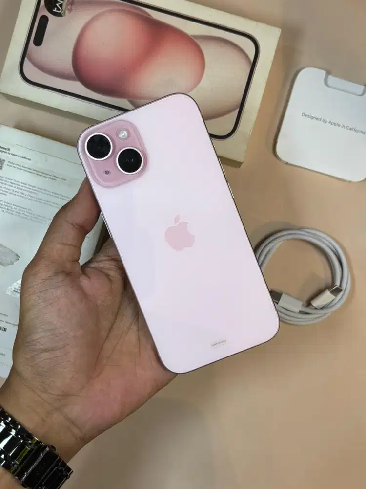 iPhone 15 128GB BH82 Resmi (Pink)