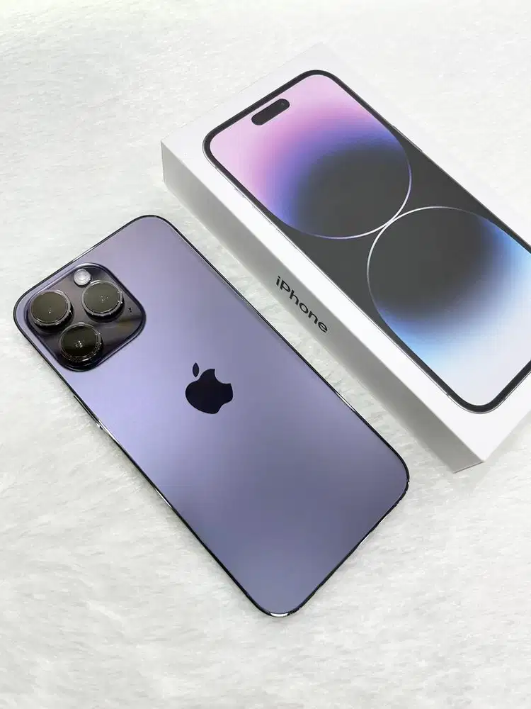 Iphone 14 pro max 1TB deep purple, resmi beacukai (like new)